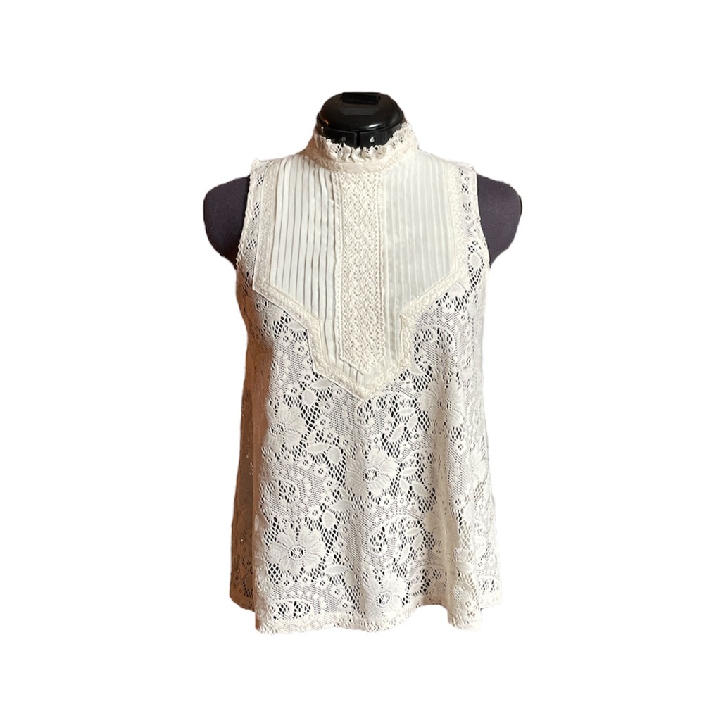 Lace turtleneck